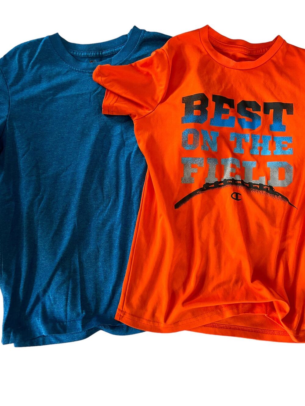 Champion Orange Blue Active Performance Shirts size medium